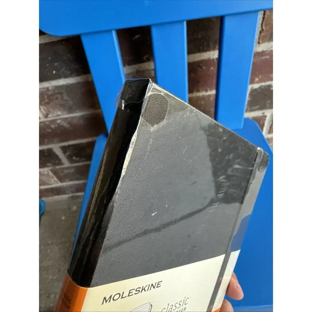 Moleskine Classic Hardcover Ruled Notebook Black 5x8.25 240 Pages New